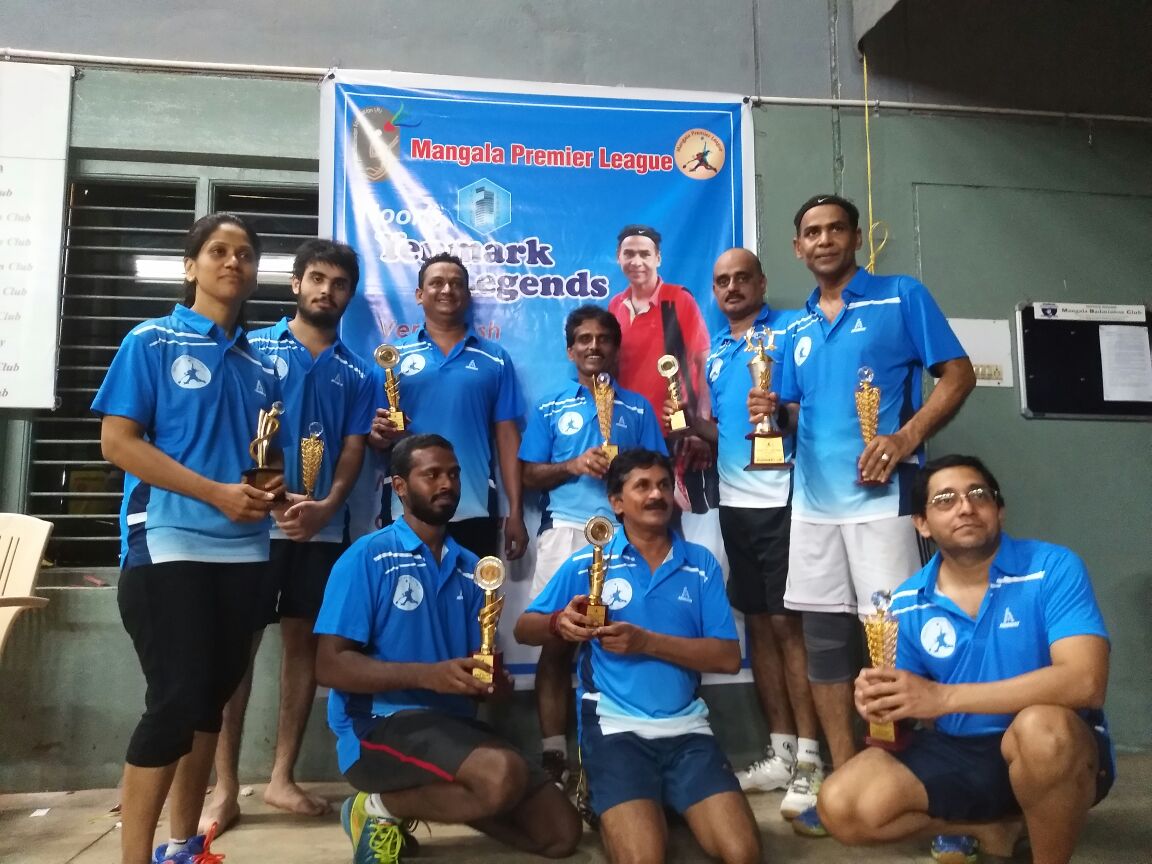 ಎಂಪಿಎಲ್ ಬ್ಯಾಡ್ಮಿಂಟನ್: ಯನ್ ಮಾರ್ಕ್ ಲೆಜೆಂಡ್ಸ್ ದ್ವಿತೀಯ ಸ್ಥಾನ